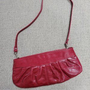 ALDO red leather purse
